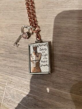 Jewel Kade Rose Gold and Silver Key & Pendant Necklace